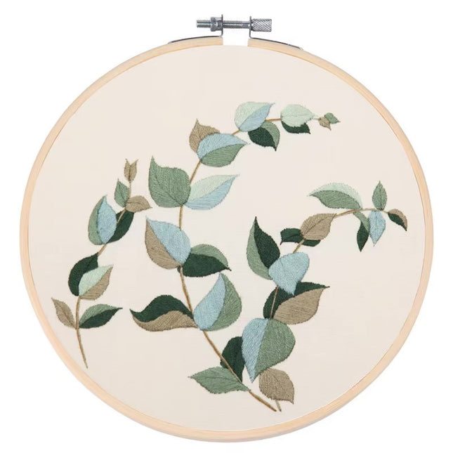 Flower Embroidery Kit for Beginners with Pattern and Instructions Cross Stitch Kits Threads and Needles
