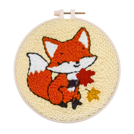 Diy Punch Needle Embroidery Starter Kits For Beginner Animal Handicrafts Poking Embroidery Yarn Painting DIY Sewing Craft Art