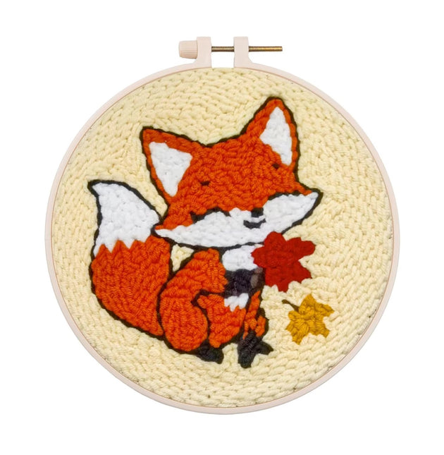 Diy Punch Needle Embroidery Starter Kits For Beginner Animal Handicrafts Poking Embroidery Yarn Painting DIY Sewing Craft Art