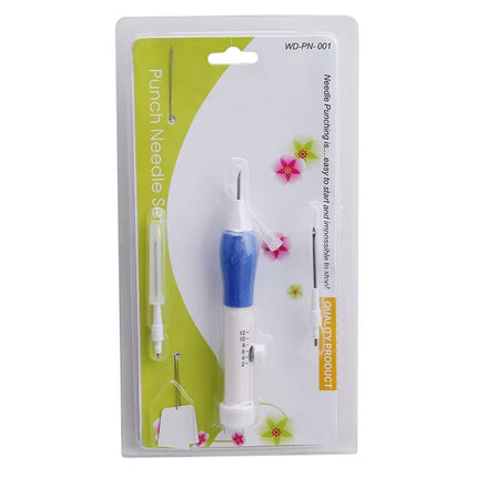 Embroidery Punch Needle Kit Stitching Tool Fancy Art Handmaking Sewing Poking Cross Stitch Tools Crochet Knitting Needle