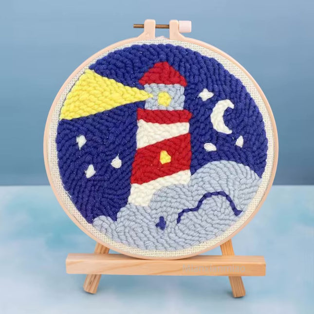 Punch Poke Needle Embroidery Craft Kit Shiba Inu Dog Duck Rainbow Bear Cute Kids Children Funny Easy DIY Play Set For Beginner
