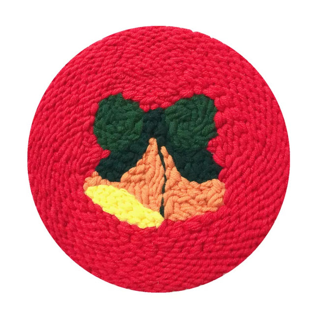 Xmas Punch Needle Embroidery Kit with Yarn for Beginners DIY Needlework Wool Work for Christmas Gift Home Decor