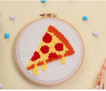 GATYZTORY DIY Craft punch needle embroidery frame animal diy kit Cross stitch set Yarn Sewing accessories Needlework DIY Gift