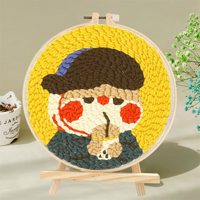 Punch Poke Needle Embroidery Craft Kit Shiba Inu Dog Duck Rainbow Bear Cute Kids Children Funny Easy DIY Play Set For Beginner