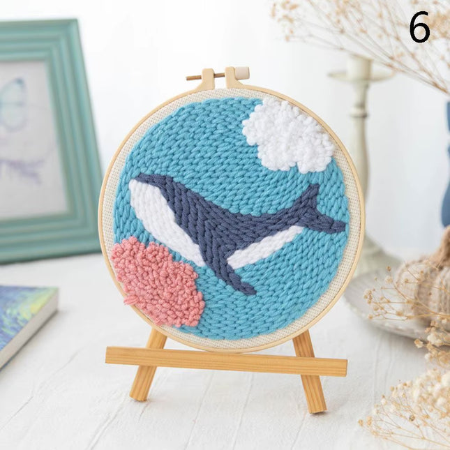 DIY Skylanders Embroidery Kit Stitching Punch Needle Craft Pattern Printed Needlework Cross Stitch Sewing Painting Home Decor