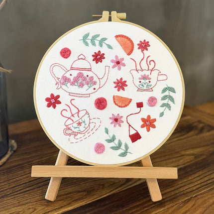 Cute Bird Cartoon Embroidery Kit Cross Stitch with EN CN Instruction Needle Thread for DIY Room Decor Gift for Girl