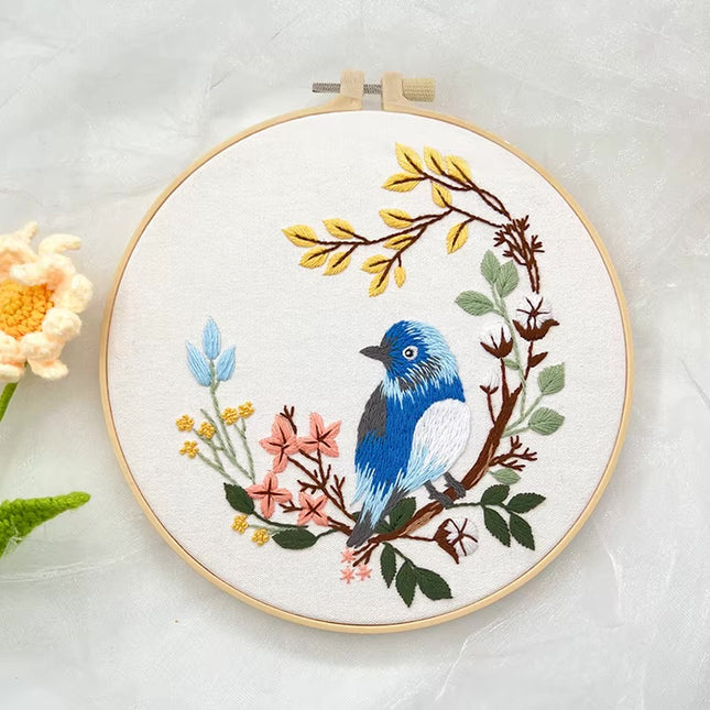 20*20CM Handmade DIY Material Package Living Room Hanging Painting Embroidery Needle and Thread