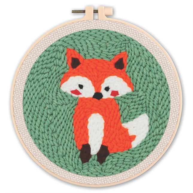 GATYZTORY Punch Needle Embroidery Starter Kit Punch Needle Kits Cartoon Animal Pattern Embroidery Pen For Adults Kids Beginner