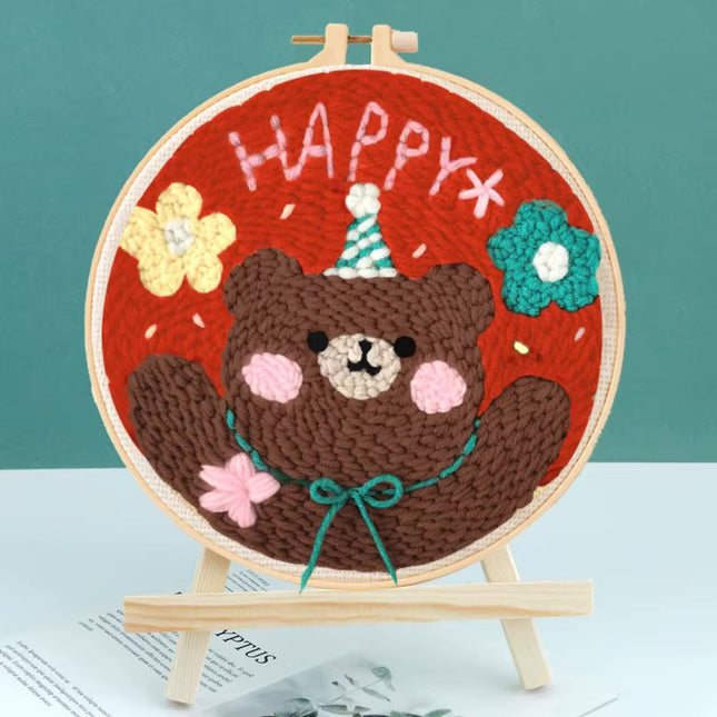 Embroidery Starter Kit Magic Punch Needle Rug Hooking DIY Craft Magic Needle For Embroidery Tufting Knitting Sewing Tool Set