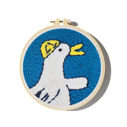 GATYZTORY punch needle embroidery kits Cute Animals Simple Easy for beginners Yarn Sewing accessories adult crafts Diy Set Gift